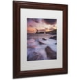 thumbnail image 2 of Trademark Fine Art 'Red of Sadness' Canvas Art by Mathieu Rivrin, White Matte, Wood Frame, 2 of 4