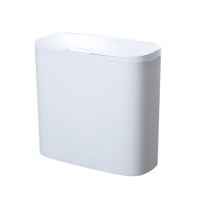 RKSTN trash can Touchless Sensor Trash Can 13 Liter/3.4 Gallon Small Capacity Trash Can With Lid Sensor Kitchen Bin Recycling For Kitchen/Living Room/Office household supplies
