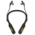 thumbnail image 1 of Auriculares Bluetooth DEWALT con banda para el cuello, 2 en 1, con altavoz, color negro, 1 of 9