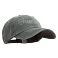 thumbnail image 5 of Gramps Embroidered Big Size Washed Pigment Dyed Cap - Olive XL-3XL, 5 of 5