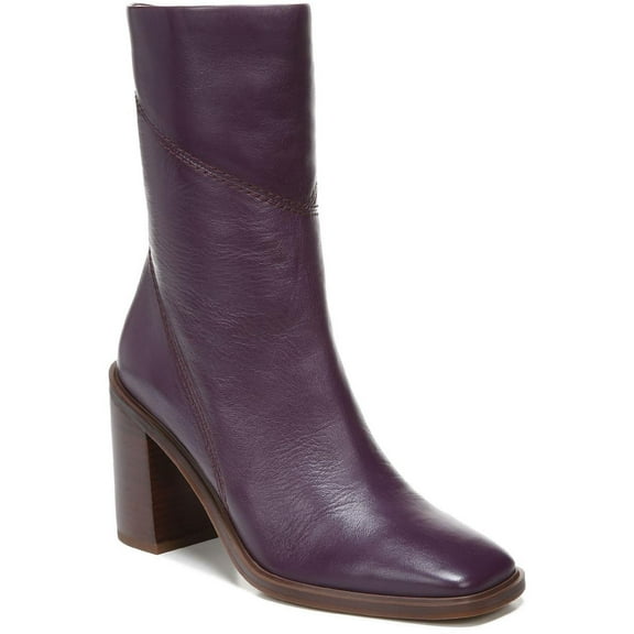 Franco Sarto Womens Stevie Leather Square Toe Booties