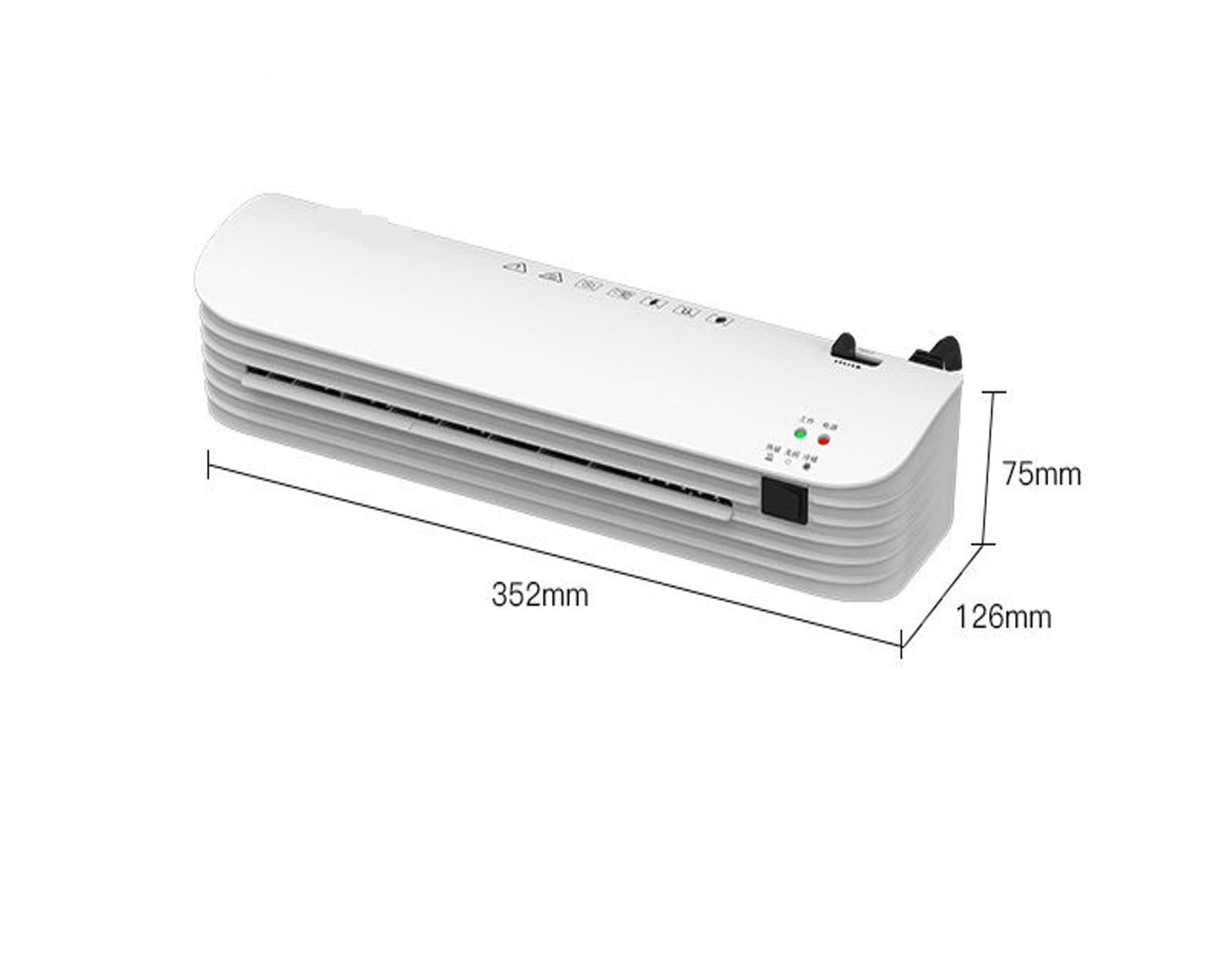 Roll Hot & Cold Laminator Machine Professional Office A4 Paper Document Photo