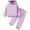 a9-Purple, variant on Two Piece Boys And Girls Hooded Sweatshirt And Sweatpants Set In Multiple Colors