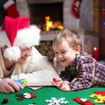 thumbnail image 5 of 4FT DIY Felt Christmas Tree Set for Kids Toddlers Wall Hanging Decorations Felt Craft Kits for Xmas Party Favors, 5 of 6
