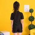 thumbnail image 4 of GYRATEDREAM 3-16Y Teen Girls Boys One Piece Swimsuit Kid Swimsuit Girls Water Sport Short Swimsuit UPF 50+ Sun Protection Bathing Suits, 4 of 6