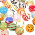 30Pcs Beads Marbles Glass Marbles Kids Marbles Toys Colored Marbles