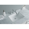 thumbnail image 6 of Stufurhome Ariane 48 Inches White Single Vanity Cabinet Single Bathroom Sink, 6 of 7