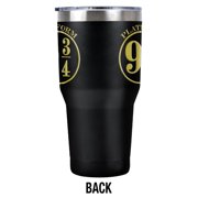 Harry Potter 9 3/4 Stainless Steel Tumbler 30 oz Coffee Travel Cup, Vacuum Insulated & Double Wall with Leakproof Sliding Lid