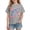 Gray, variant on Babcutegg Kid Boys Uniform Pullover Short Sleeve Crew Neck Campus Style Summer Shirts for Boys Red Size 9 T