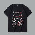 thumbnail image 1 of Camiseta de Pokémon Gengar para niño, ropa de algodón puro, hip hop, manga corta, letras de anime estampadas, cuello redondo qym unisex, 1 of 2
