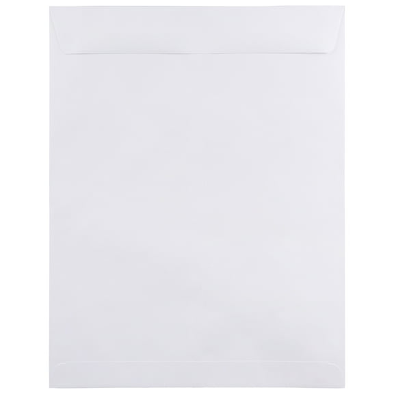 JAM Paper 12 x 15 1/2 Open End Catalog Commercial Envelopes, White, 25/Pack