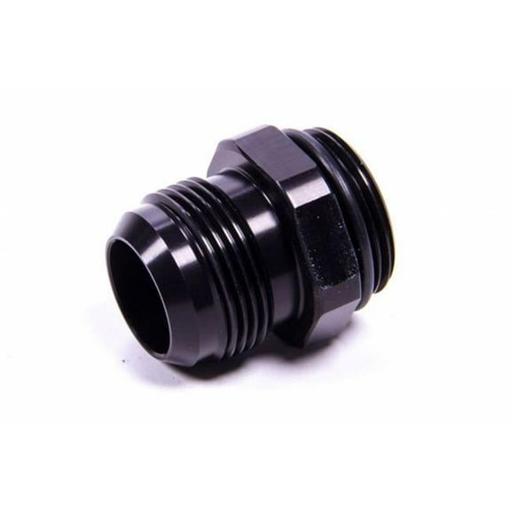 Meziere WP16016S Enterprises Adapter Fitting Straight 16 AN Male to 16 AN Male O-Ring Aluminium - Black Anodize
