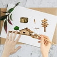 thumbnail image 5 of Farms Clear Stamps Hens Sheep Goats Windmills Retro Transparent Silicone Stamp Seals for Handmade Photo Album Journaling Card Making Notebook Decor DIY Scrapbooking Film Frame, 5 of 9