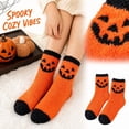 thumbnail image 2 of Voska Womens Halloween Fuzzy Socks Soft Cozy Slipper Fluffy Winter Warm Fleece Socks for Women Plush Sleeping I One Size, 2 of 6