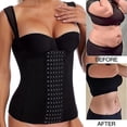 thumbnail image 4 of Chaleco de entrenamiento de cintura súper firme S-6xl de talla grande, corsé de Control de cintura, faja de acero deshuesada, Fajas adelgazantes, chaleco realzador, 4 of 4