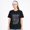 Black-8, variant on Unisex Cotton T-Shirt Dancing Skeleton Halloween Graphic Spooky Party Tee