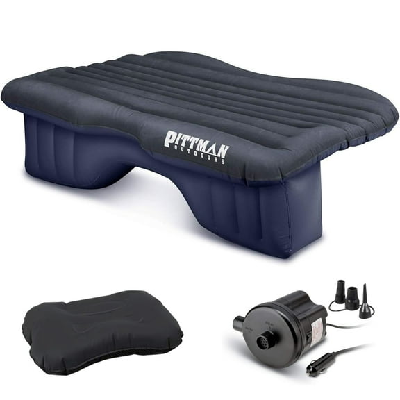 Pittman Outdoors - Back Seat Air Mattress for Mid Size Truck, Cars & SUVs - Airbedz PPIBLK