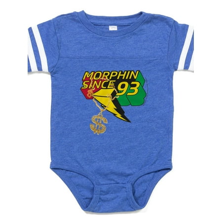 

CafePress - Power Rangers Since 93 - Cute Infant Baby Football Bodysuit
