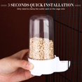 thumbnail image 4 of Comedero automático para pájaros, dispensador de agua para jaula de pájaros, alimentador de agua para pájaros, accesorio para pájaros, botella bebedora (12x5,5 cm), 4 piezas, 4 of 5