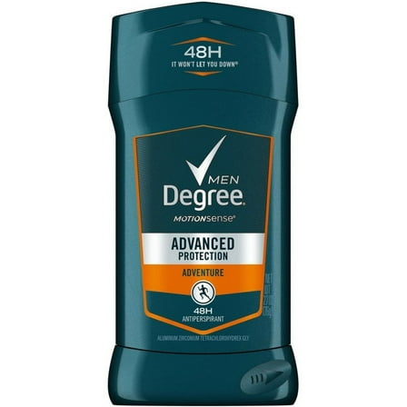Degree Men Adventure Advanced Protection Antiperspirant Deodorant Stick, 2.7 oz (Pack of 3)