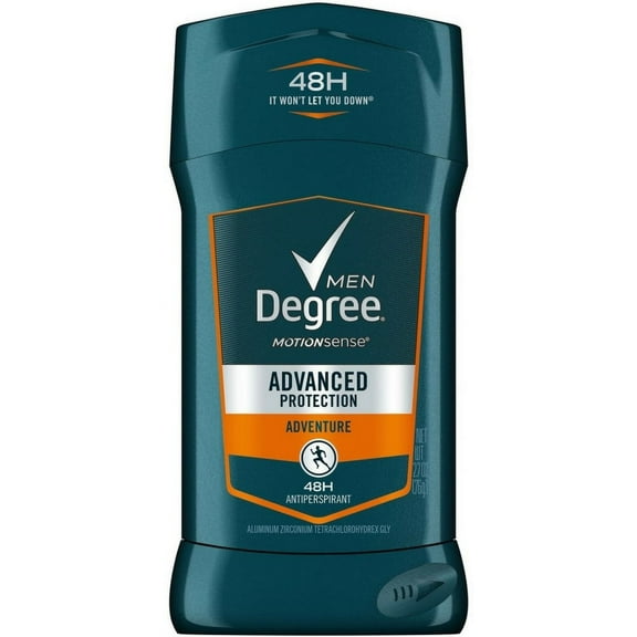 Degree Men Adventure Advanced Protection Antiperspirant Deodorant Stick, 2.7 oz (Pack of 3)