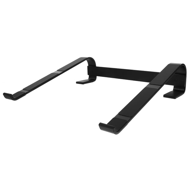 FOMIYES Soporte Para Laptop De Aluminio Negro Con Estable Y Portátil Para Escritorio Y Oficina