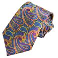 thumbnail image 2 of Artisan Vibrant Yellow Paisley Design Ties, 2 of 2