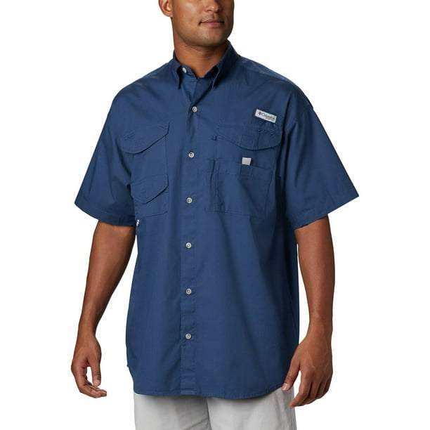 Columbia Men’s PFG Bonehead Short Sleeve Fishing Shirt, 100% Cotton