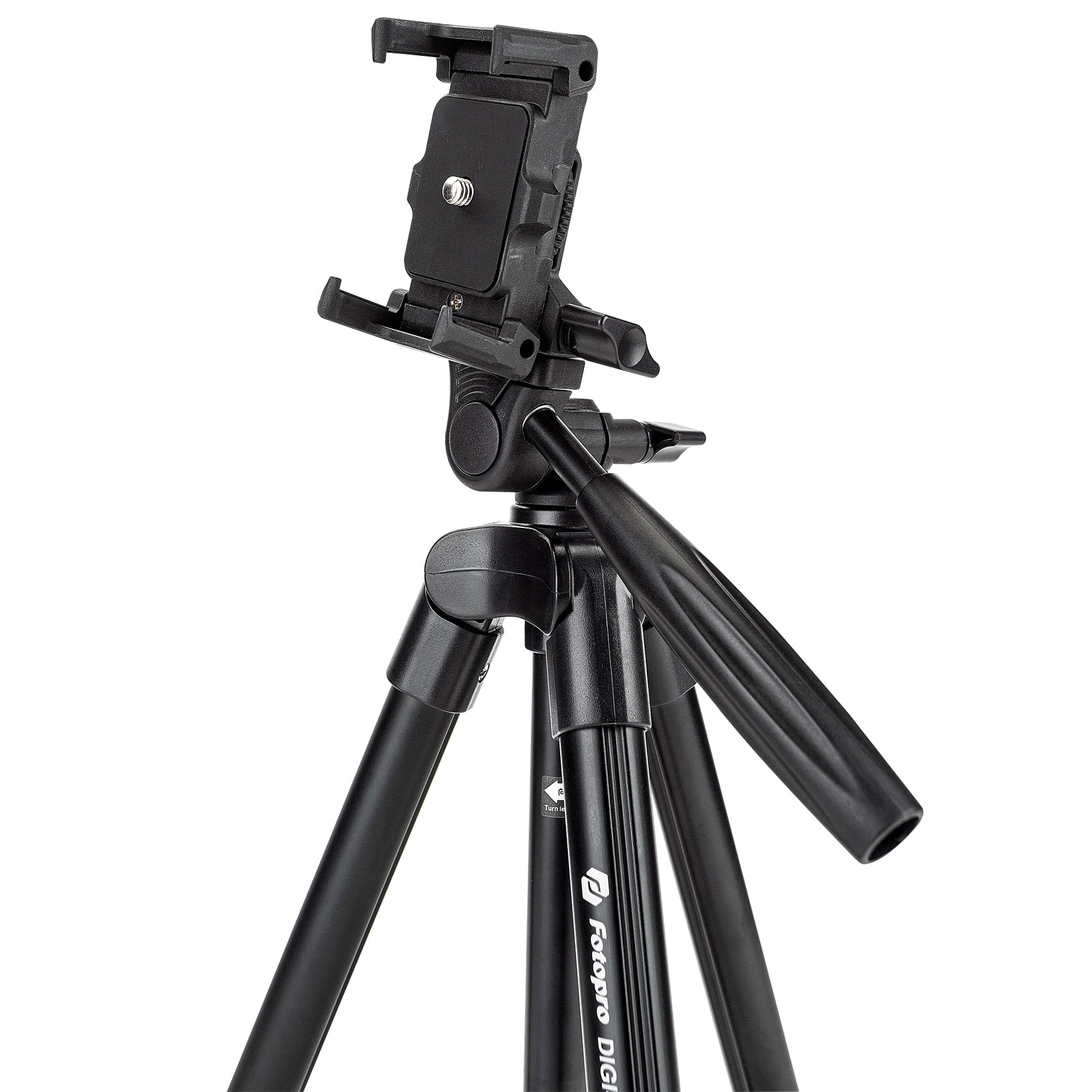 Fotopro Tripod for Camera and Phone, 48” Lightweight Aluminum Stand with 3-Way Head, Digi-3500 Plus