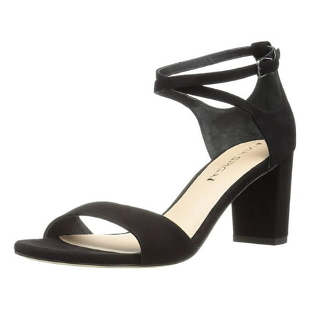 Via Spiga Black Suede - Via Spiga Women's Wendi Dress Sandal, Black Suede, Size 8.0