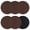 Brown, variant on Solid Brown Coasters Set of 2, Vintage Minimalism Abstract Denim Pattern Absorbent Coasters for Drinks, Coaster for Bar Office Dining Coffee Table Accessories Decor, Non Slip Round Desk Coaster