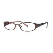 VERA WANG Eyeglasses V310 Burgundy 49MM