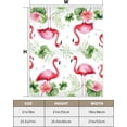 thumbnail image 5 of Pink Flamingo Magnetic Mailbox Cover Tropical Floral Green Leaves Pink Flower Mailbox Covers Magnetic Standard Size 18x21 Inch Cute Animals Flamingo Mail Box Cover for Garden House Decor, 5 of 6