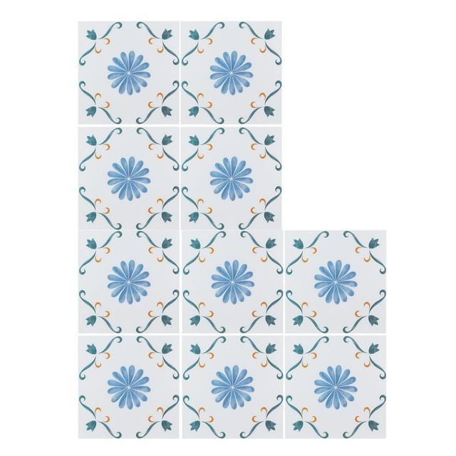Calcomanías De Piso ANGGREK Adhesivo Decorativo Antideslizante Para Pared