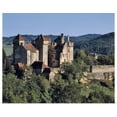 thumbnail image 1 of Great BIG Canvas | Rolled Ric Ergenbright Poster Print entitled France, Curemonte. The Towers Of Curemonte Castle Catch The Afternoon Light, 1 of 4