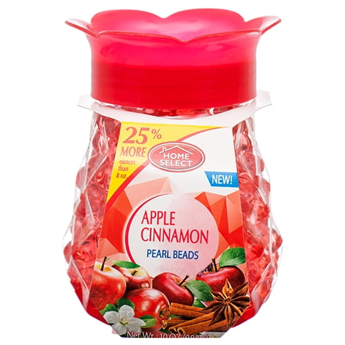 New 372853 Home Select Pearl Bead Air Freshener Apple Cinnamon (12Pack