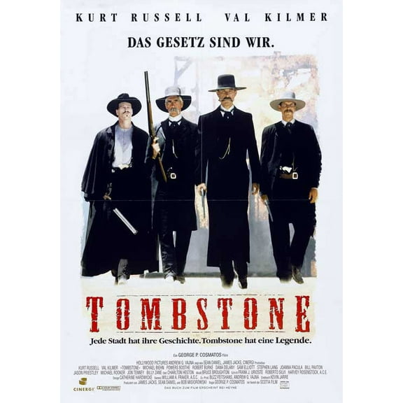 Tombstone Movie Poster Print (27 x 40) - Item # MOVGB43294