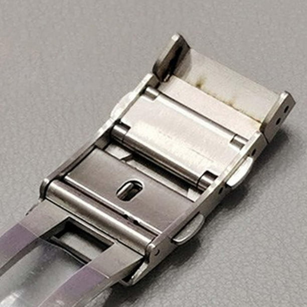 KLKCMS Folding clasp for watch straps folding clasp with sliding clasp folding clasp 18mm Walmart