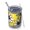Yellow Daisy Flower, variant on 12oz Tumblers Yellow Daisy Flower Pattern Vacuum Insulated Stainless Steel Travel Tumbler Cups Mug with Lid and Straw for Beer,Coffee,Beverages with Cleaning Brush for Cold & Hot Drinks