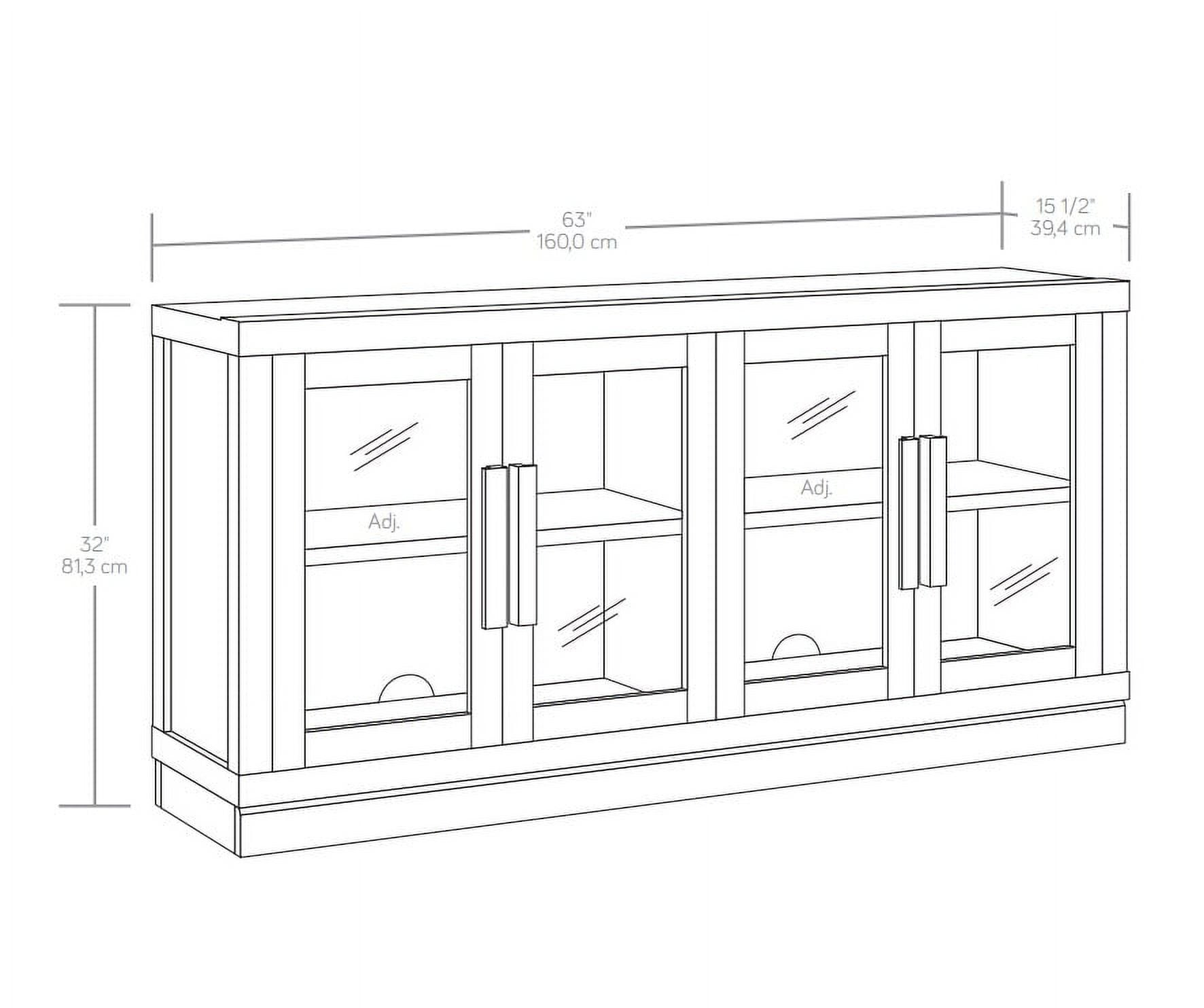 Better Homes & Gardens Ezra TV Stand for TV's up to 70", Rich Black finish