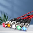 thumbnail image 3 of 8mm Metal Signal Light Small Equipment LED Signal Light 12V Sound Signal Light, 3 of 14