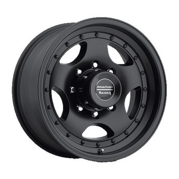 American Racing Aluminum Rim AR23 16X8in Satin Black Finish, AR236882B