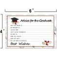 thumbnail image 3 of Graduation Wish Cards - 50PCs High School or College Graduation Advice Cards Supplies 2026 Decorations Grad Celebration Party Supplies for High School/College/Senior School, 3 of 3