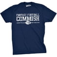 thumbnail image 1 of Mens Fantasy Football Commish T Shirt Funny Gift for Dad Game Day Graphic Cool, 1 of 6