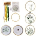 thumbnail image 4 of Embroidery Kit Chinese Style Three-dimensional Transparent Yarn Hand Embroidery Set With 8.6” Embroidered Shed, 4 of 7