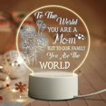 thumbnail image 1 of Mom Gifts Night Light From Daughter Son - Mom Gifts For Valentine's Day, Birthday, Mother's Day, Thanksgiving - Acrylic Night Light Usb Power Supply, 1 of 3
