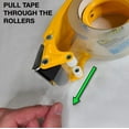 thumbnail image 2 of Heavy Duty Metal Handheld 2" Inch Tape Gun Dispenser - Packing, Packaging, Sealing.-Yellow, 2 of 2