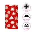 thumbnail image 3 of Gingerbread festive seamless pattern. Vector illustration in flat style Bath Towel Absorbent Soft Decoration Hand Tower Multiuses for Bathroom Hotel Gym Spa Beach 30 x 15 inch, 3 of 6