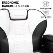 OmySalon Classic Barber Chair Reclining Hair Salon Stylist Chair All Purpose, Heavy Duty Hydraulic Pump, Adjustable Headrest, Tattoo Barbershop Beauty Spa Equipment