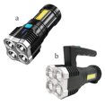 thumbnail image 4 of Linterna LED USB antorcha recargable de largo alcance potente luz de brillo IP44 impermeable brillante foco brillante Emergencia al aire libre Tipo 2 Inevent OD017119-02B, 4 of 7